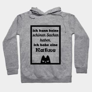 fun cat quotes in german Hoodie